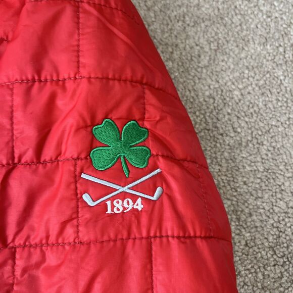 Patagonia Nano Puff Jacket Womens Small Red Primaloft Lightweight Logo FLAW - Picture 6 of 12